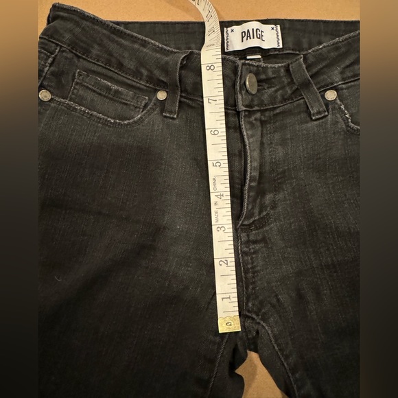 Paige Verdugo Ankle Black Skinny Jeans - Size 27 - Picture 10 of 11
